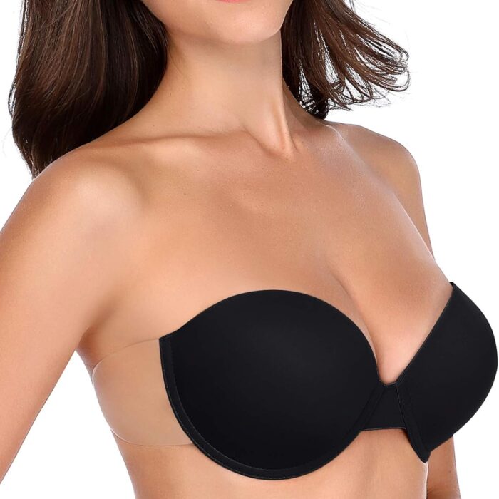 Backless Strapless Bra – Seamless Push-Up Support