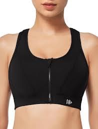 The Plus Size Sports Bra with Front Zip