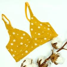 Blue Padded Bralette Top - Image 2