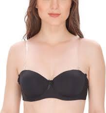 The Half Cup Transparent Back Push Up Bra